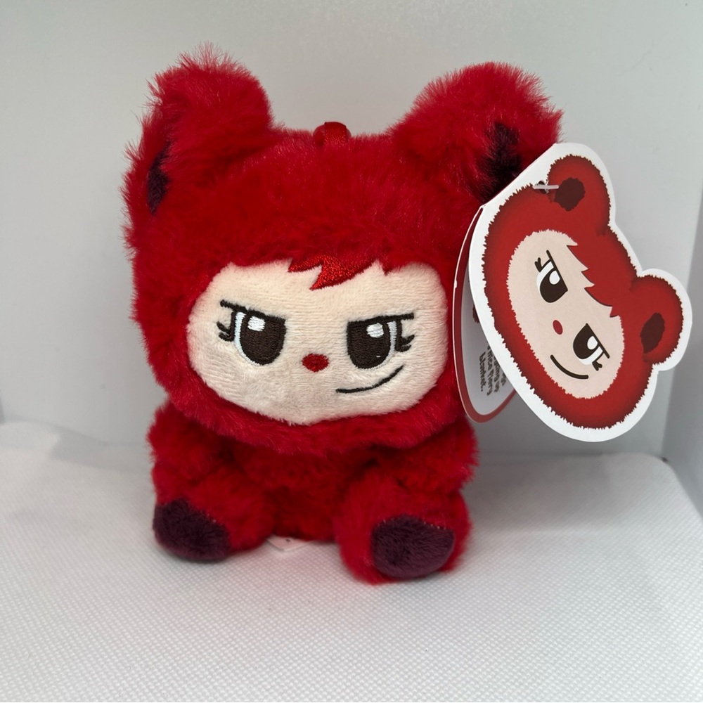 Red ReRe LaBabies Halloween Plush Monster Clip NEW  Collectible toy